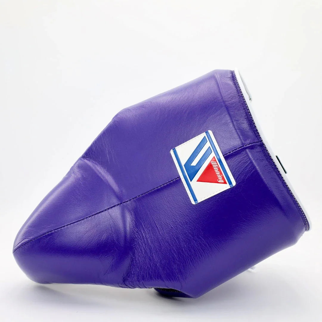 Winning Purple Professional Boxing Headguard Front View